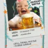Personalizowane zaproszenia urodzinowe - Polaroid Party