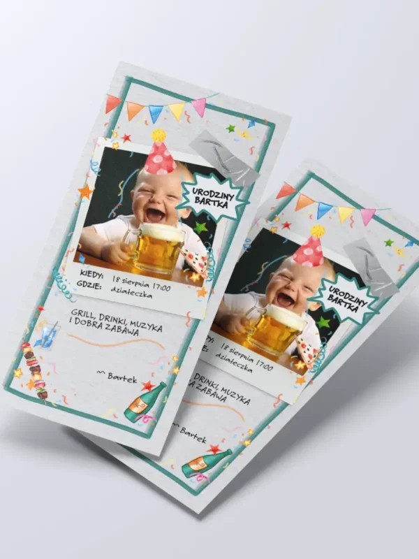 personalizowane zaproszenia urodzinowe